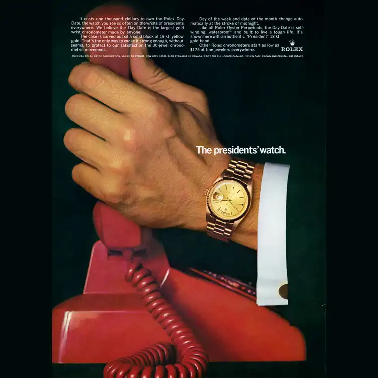 Rolex Day-Date Poster - Swiss Time Square