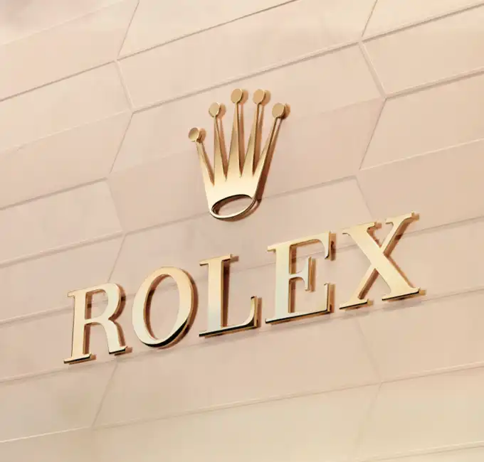 Rolex Logo On Wall - Swiss Time Square
