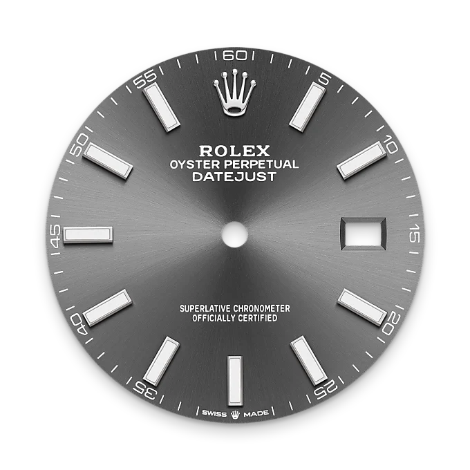 Rolex Datejust in White Rolesor - combination of Oystersteel and white gold, M126334-0014 - Swiss Time Square