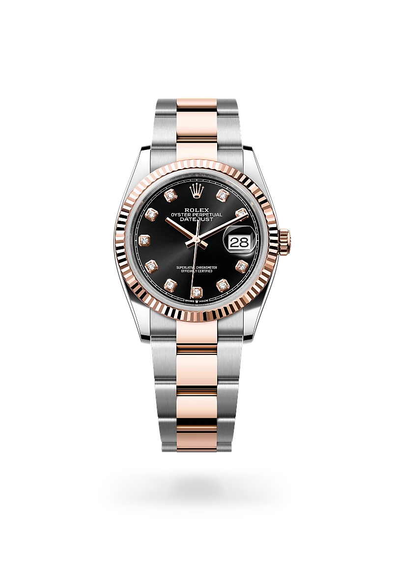 Rolex Datejust in Everose Rolesor - combination of Oystersteel and Everose gold, m126231-0020 - Swiss Time Square