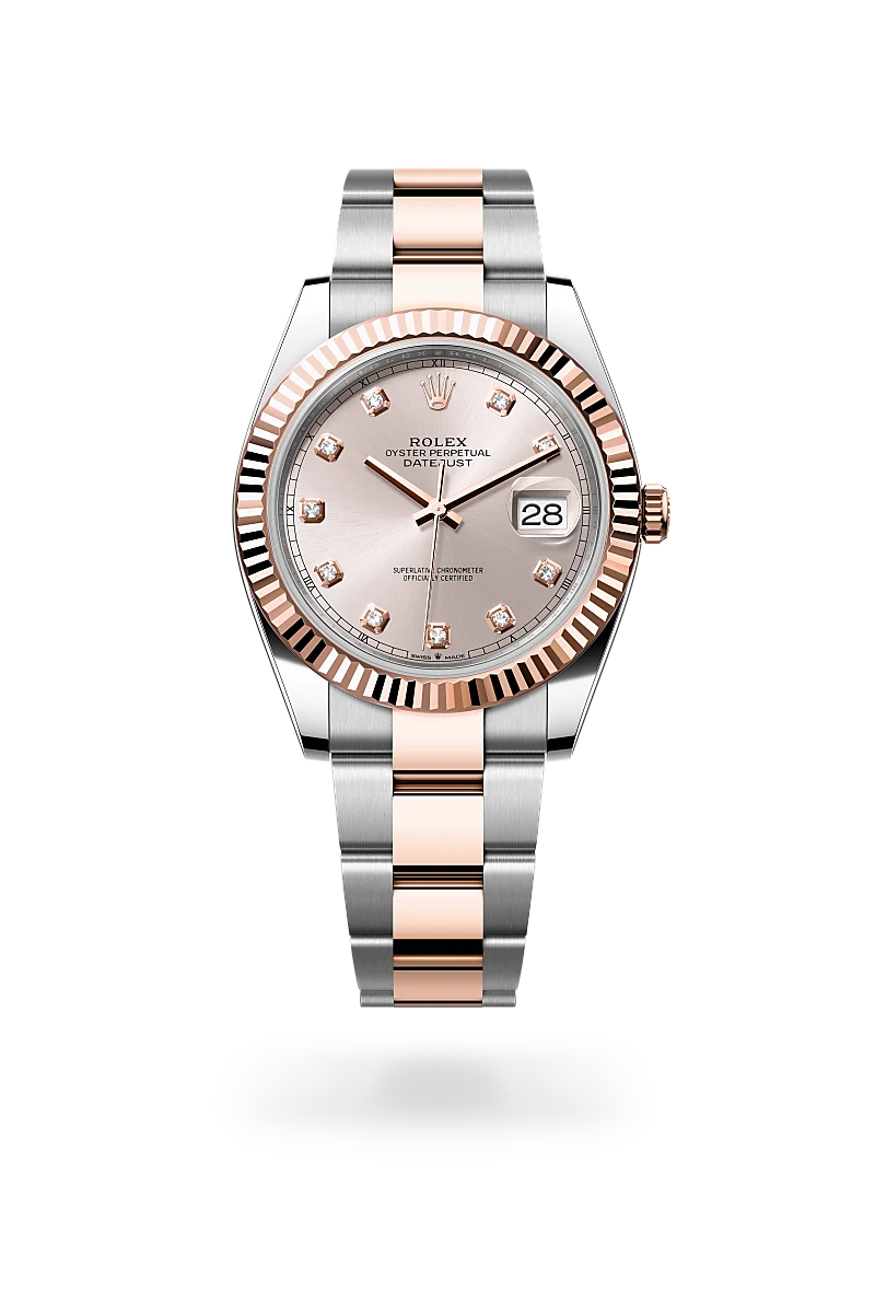 Rolex Datejust in Everose Rolesor - combination of Oystersteel and Everose gold, M126331-0007 - Swiss Time Square
