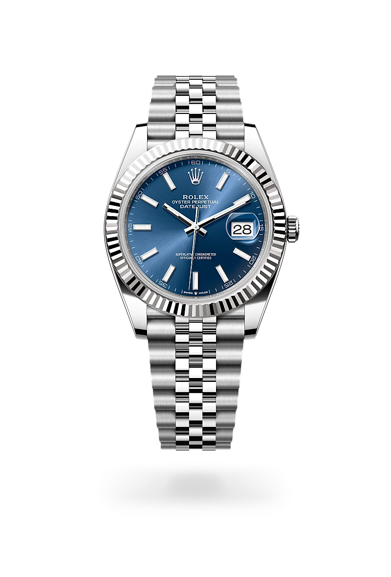 Rolex Datejust in White Rolesor - combination of Oystersteel and white gold, M126334-0002 - Swiss Time Square