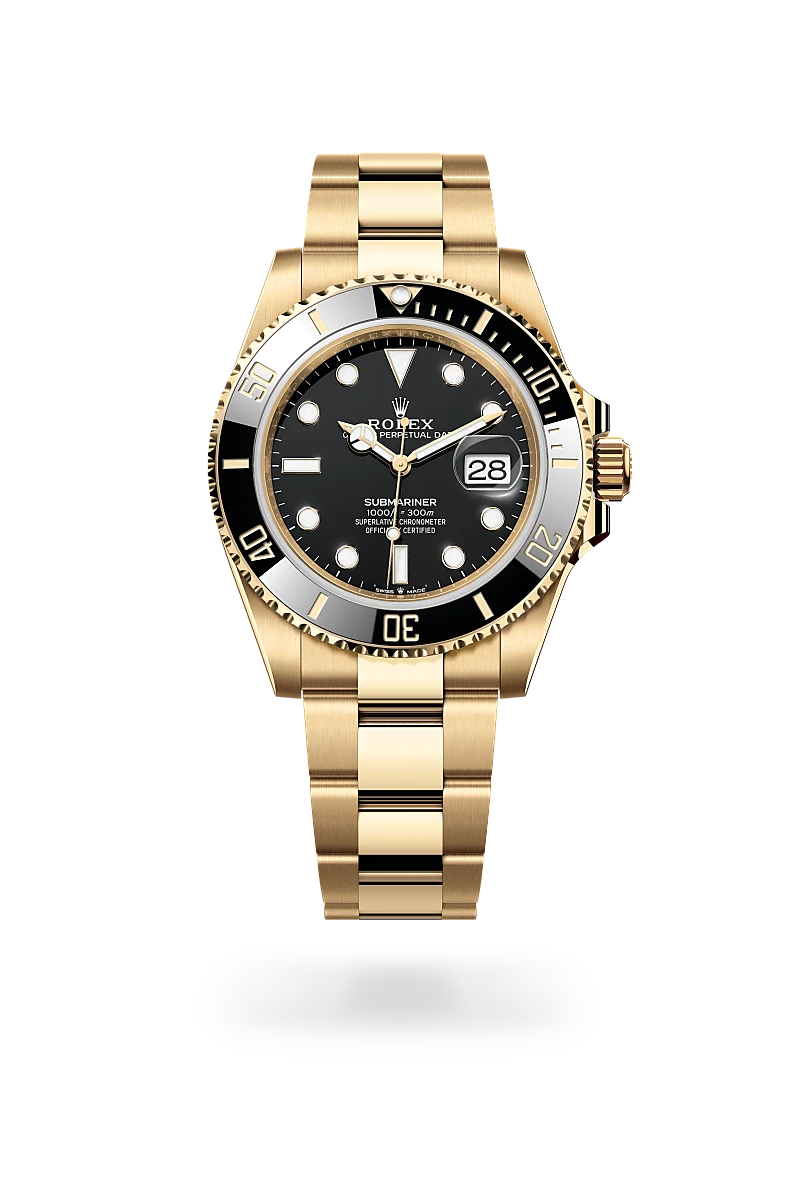 Rolex Submariner in 18 ct yellow gold, M126618LN-0002 - Swiss Time Square