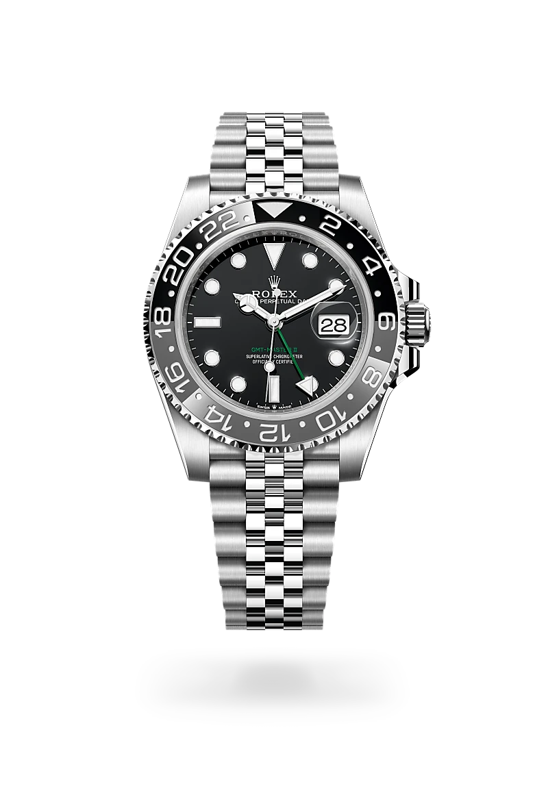 Rolex GMT-Master II in Oystersteel, M126710GRNR-0003 - Swiss Time Square