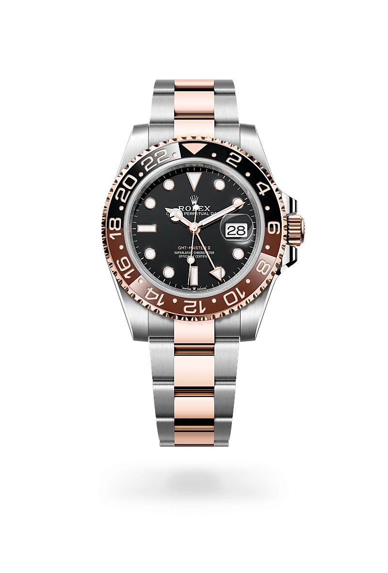 Rolex GMT-Master II in Everose Rolesor - combination of Oystersteel and Everose gold, M126711CHNR-0002 - Swiss Time Square