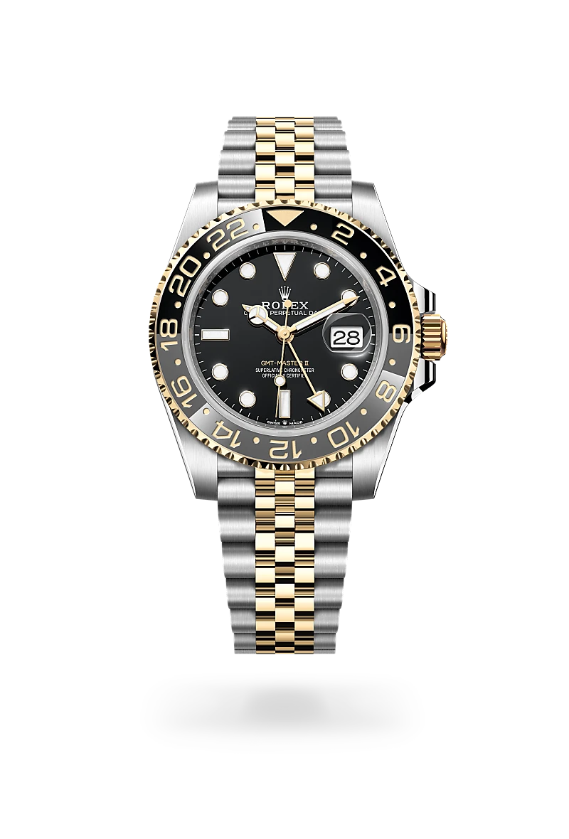 Rolex GMT-Master II in Yellow Rolesor - combination of Oystersteel and yellow gold, M126713GRNR-0001 - Swiss Time Square