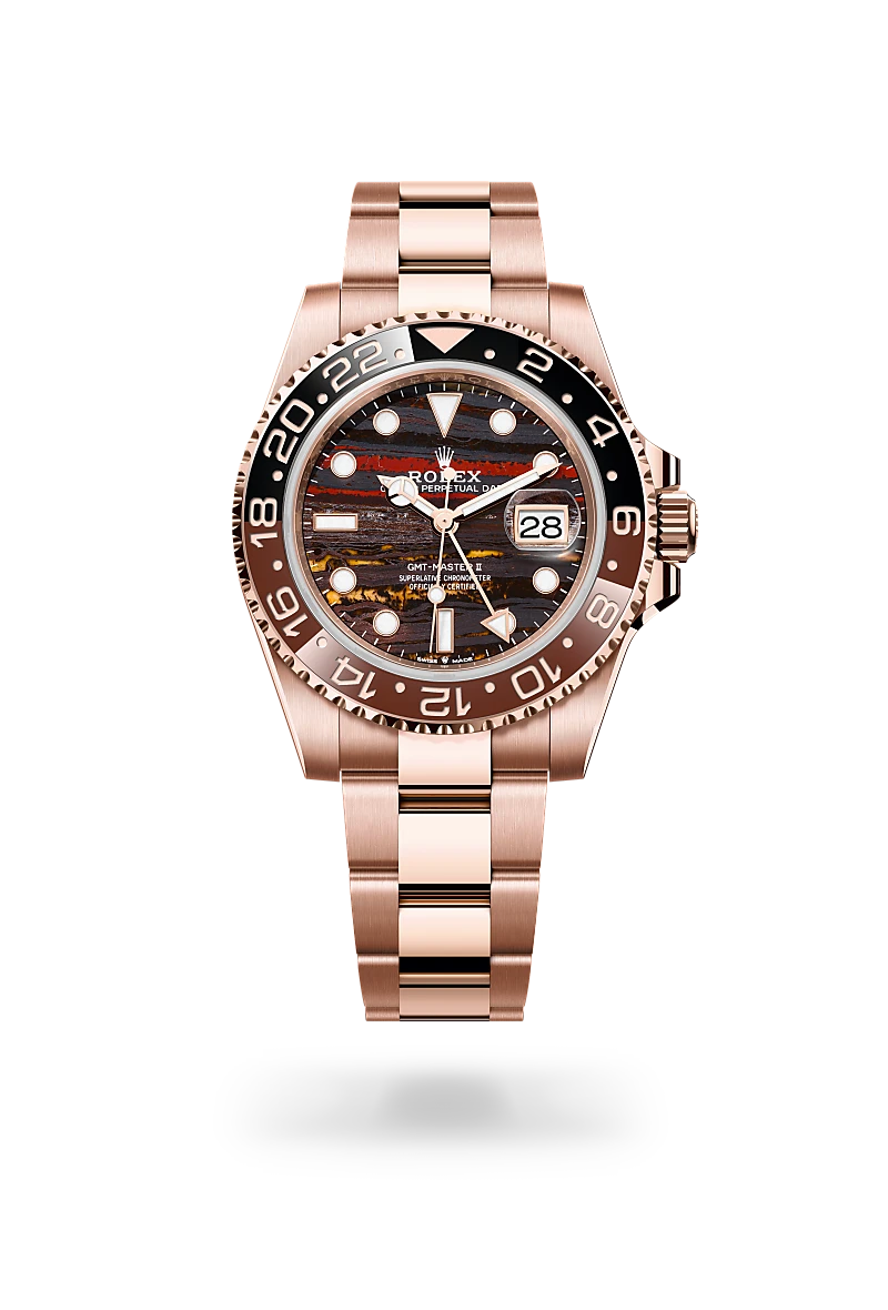 Rolex GMT-Master II in 18 ct Everose gold, M126715CHNR-0002 - Swiss Time Square