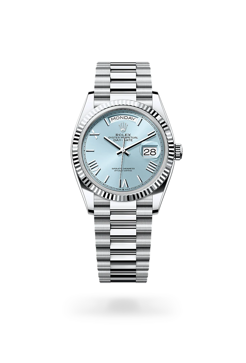 Rolex Day-Date in Platinum, M128236-0018 - Swiss Time Square