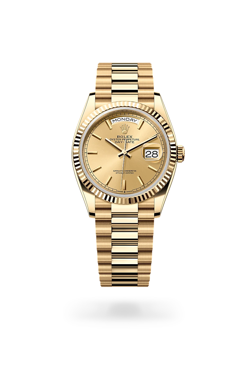 Rolex Day-Date in 18 ct yellow gold, M128238-0045 - Swiss Time Square