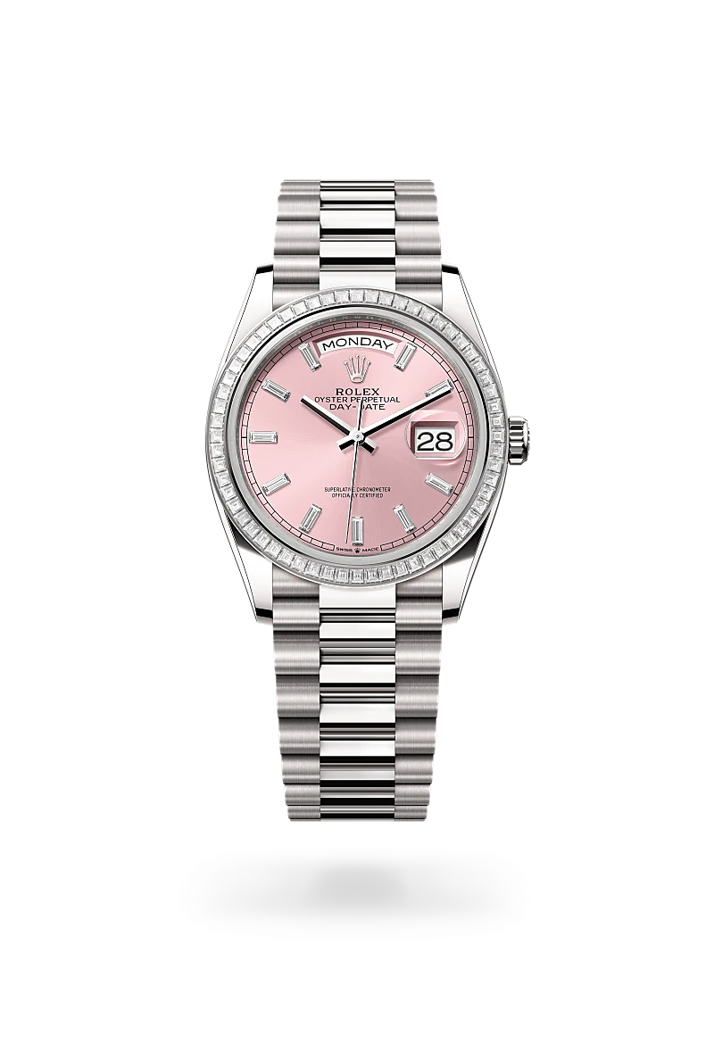 Rolex Day-Date in 18 ct white gold, M128399TBR-0029 - Swiss Time Square