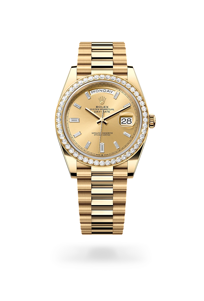 Rolex Day-Date in 18 ct yellow gold, M228348RBR-0002 - Swiss Time Square