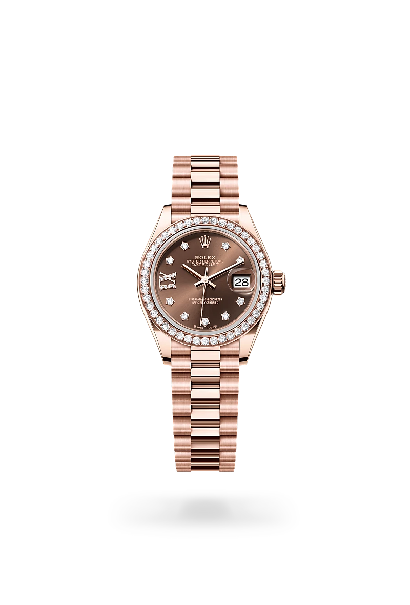 Rolex Lady-Datejust in 18 ct Everose gold, M279135RBR-0001 - Swiss Time Square