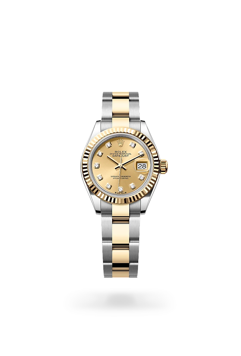 Rolex Lady-Datejust in Yellow Rolesor - combination of Oystersteel and yellow gold, M279173-0012 - Swiss Time Square