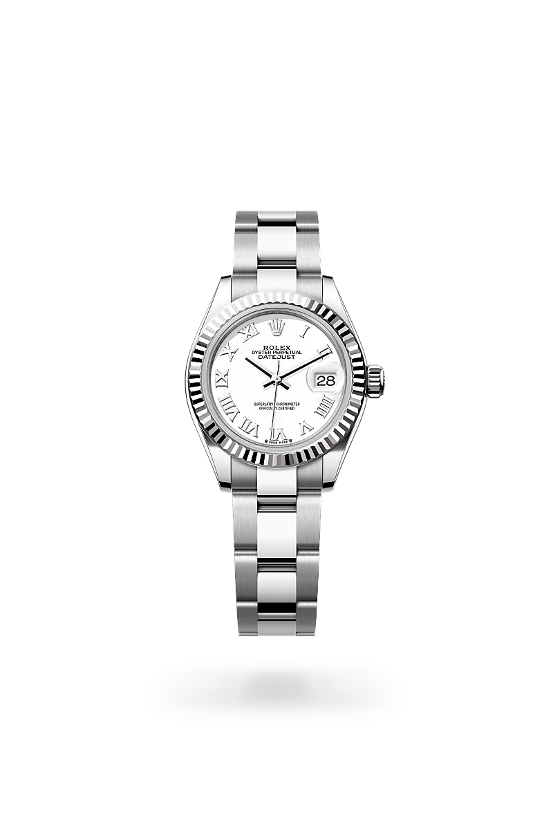 Rolex Lady-Datejust in White Rolesor - combination of Oystersteel and white gold, M279174-0020 - Swiss Time Square