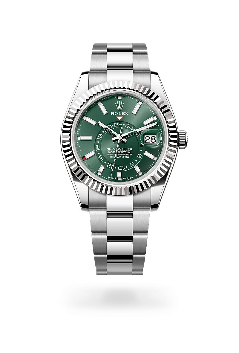 Rolex Sky-Dweller in White Rolesor - combination of Oystersteel and white gold, M336934-0001 - Swiss Time Square