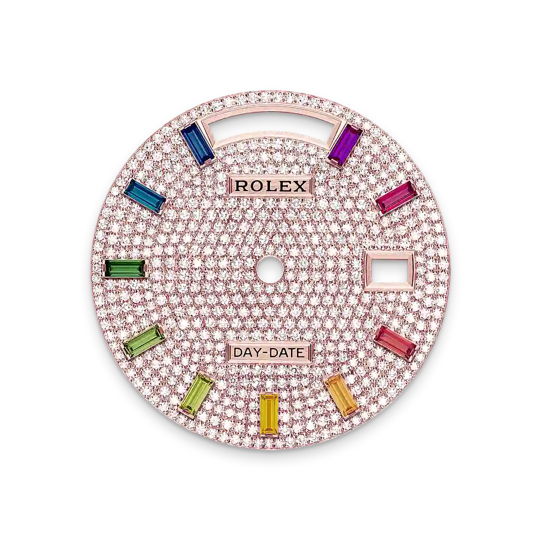 Rolex Day-Date in 18 ct Everose gold, M128345RBR-0042 - Swiss Time Square