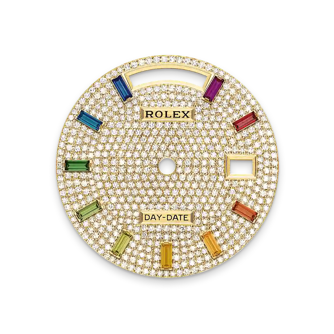 Rolex Day-Date in 18 ct yellow gold, M128348RBR-0030 - Swiss Time Square