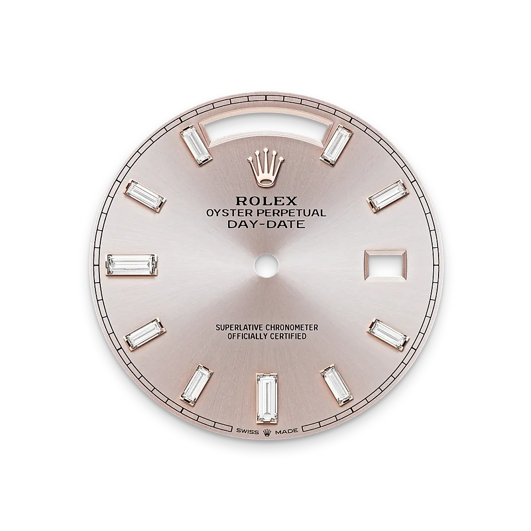 Rolex Day-Date in 18 ct Everose gold, M228235-0004 - Swiss Time Square