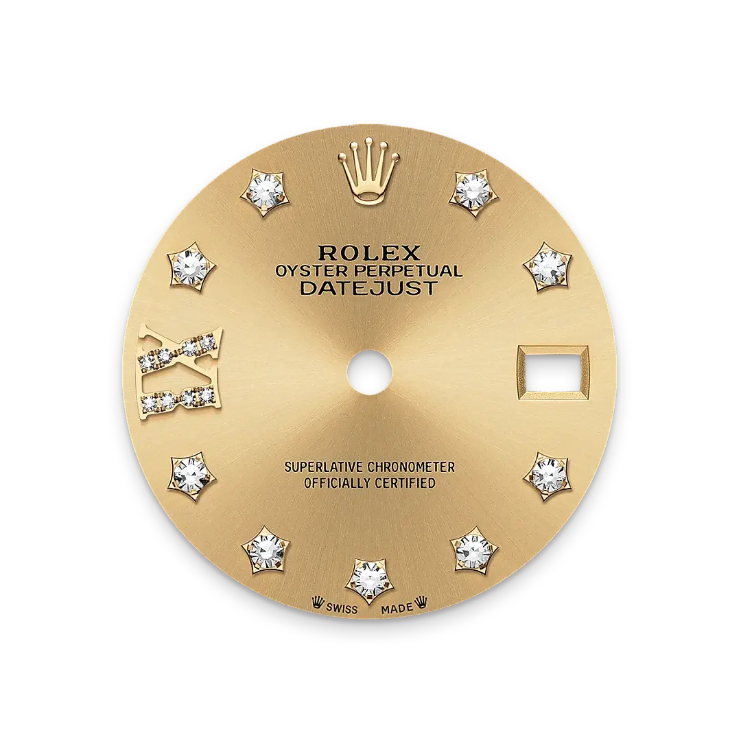 Rolex Lady-Datejust in Yellow Rolesor - combination of Oystersteel and yellow gold, M279163-0022 - Swiss Time Square