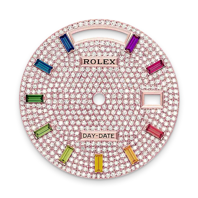 Rolex Day-Date in 18 ct Everose gold, M128345RBR-0042 - Swiss Time Square