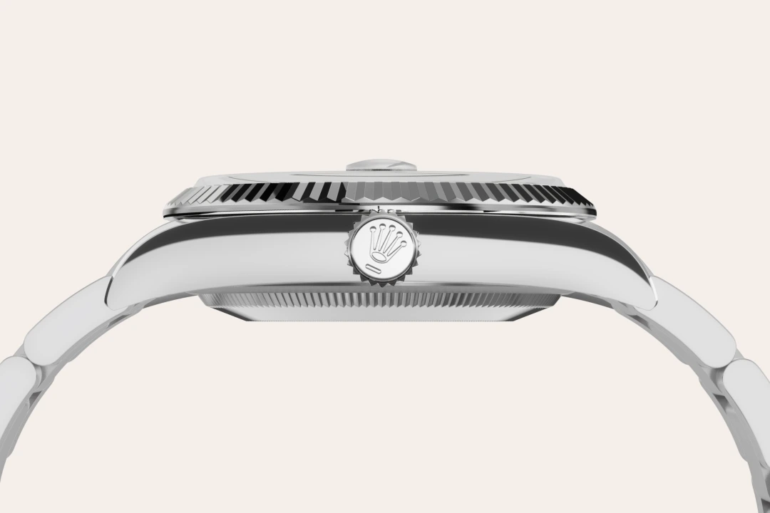 Rolex Datejust in White Rolesor - combination of Oystersteel and white gold, M126234-0038 - Swiss Time Square