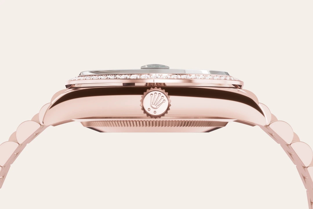 Rolex Day-Date in 18 ct Everose gold, M128345RBR-0042 - Swiss Time Square