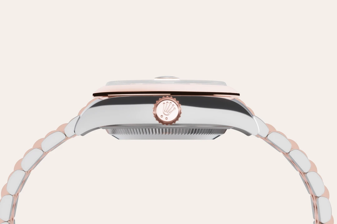 Rolex Lady-Datejust in Everose Rolesor - combination of Oystersteel and Everose gold, M279161-0027 - Swiss Time Square