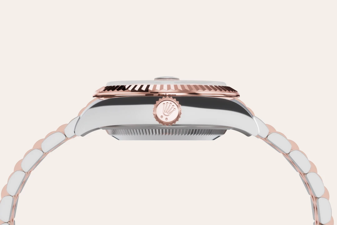 Rolex Lady-Datejust in Everose Rolesor - combination of Oystersteel and Everose gold, M279171-0025 - Swiss Time Square