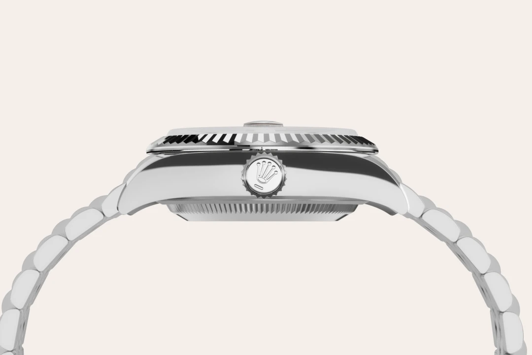 Rolex Lady-Datejust in White Rolesor - combination of Oystersteel and white gold, M279174-0003 - Swiss Time Square