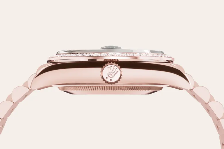 Rolex Day-Date in 18 ct Everose gold, M128345RBR-0042 - Swiss Time Square