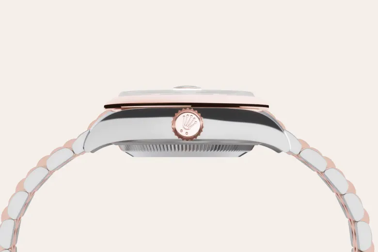 Rolex Lady-Datejust in Everose Rolesor - combination of Oystersteel and Everose gold, M279161-0027 - Swiss Time Square