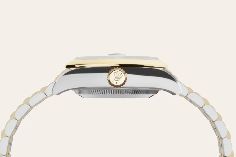 Rolex Lady-Datejust in Yellow Rolesor - combination of Oystersteel and yellow gold, M279163-0022 - Swiss Time Square