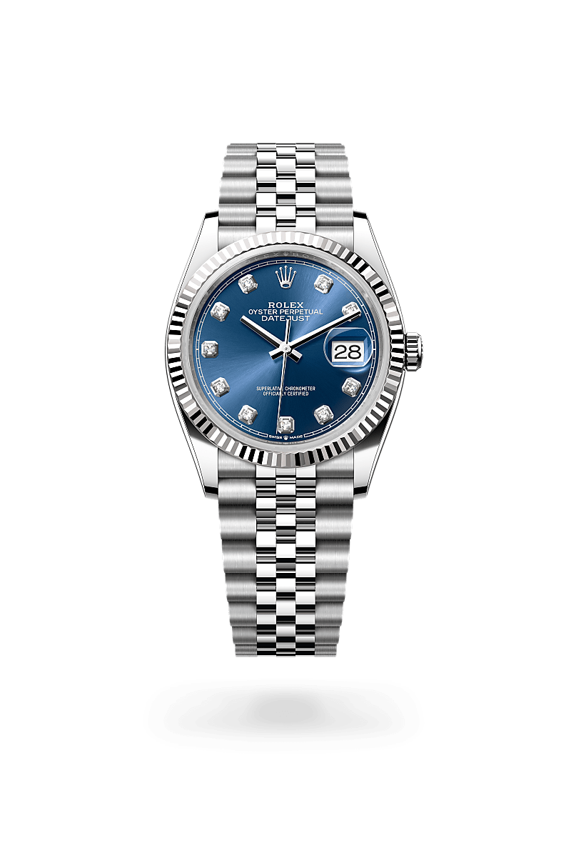 Rolex Datejust 36 White Rolesor, M126234-0037 - Swiss Time Square