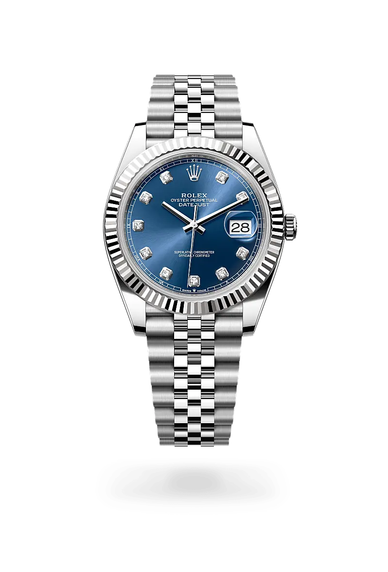 Rolex Datejust 41 White Rolesor, M126334-0016 - Swiss Time Square