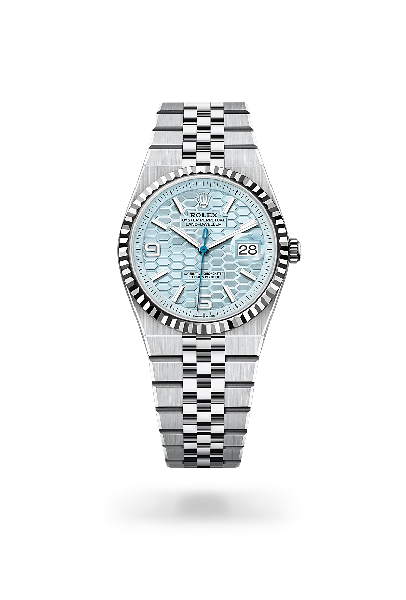 Rolex Land-Dweller 36 Platinum, M127236-0001 - Swiss Time Square