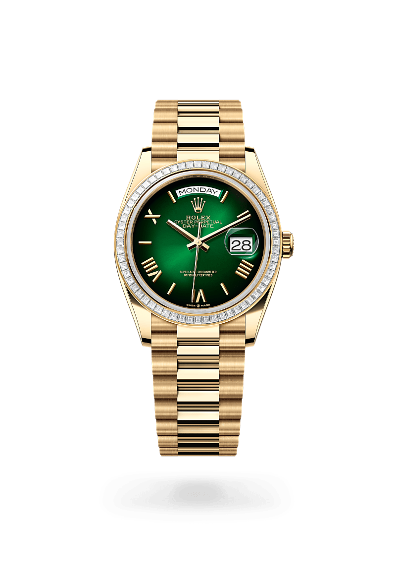 Rolex Day-Date 36 18 ct yellow gold, M128398TBR-0028 - Swiss Time Square