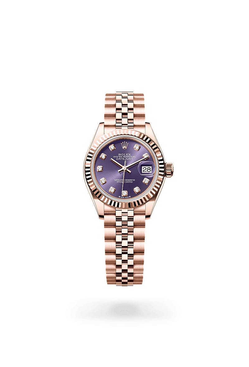 Rolex Lady-Datejust 18 ct Everose gold, M279175-0020 - Swiss Time Square