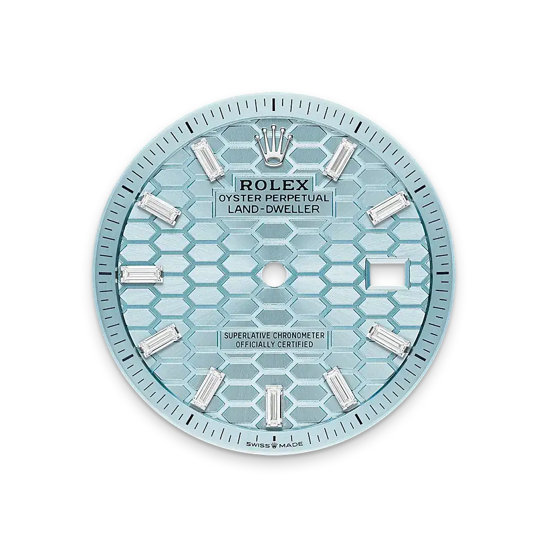 Rolex Land-Dweller in Platinum, M127286TBR-0001 - Swiss Time Square