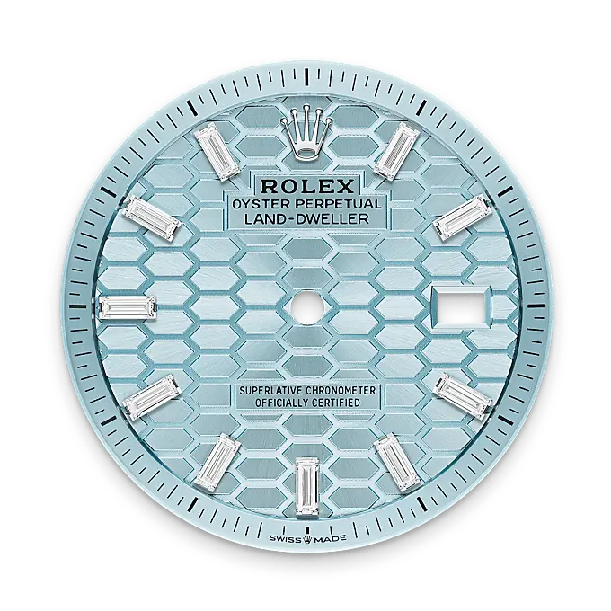 Rolex Land-Dweller in Platinum, M127286TBR-0001 - Swiss Time Square