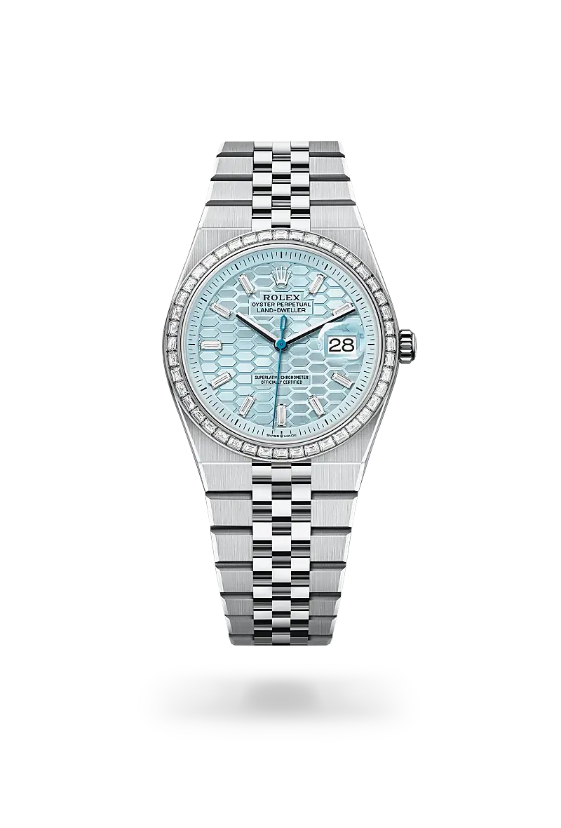 Rolex Land-Dweller in Platinum, M127286TBR-0001 - Swiss Time Square