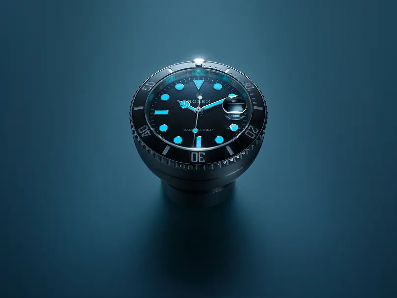 Rolex Submariner Date desk clock in Stainless steel, C909010LN-0001 - Swiss Time Square