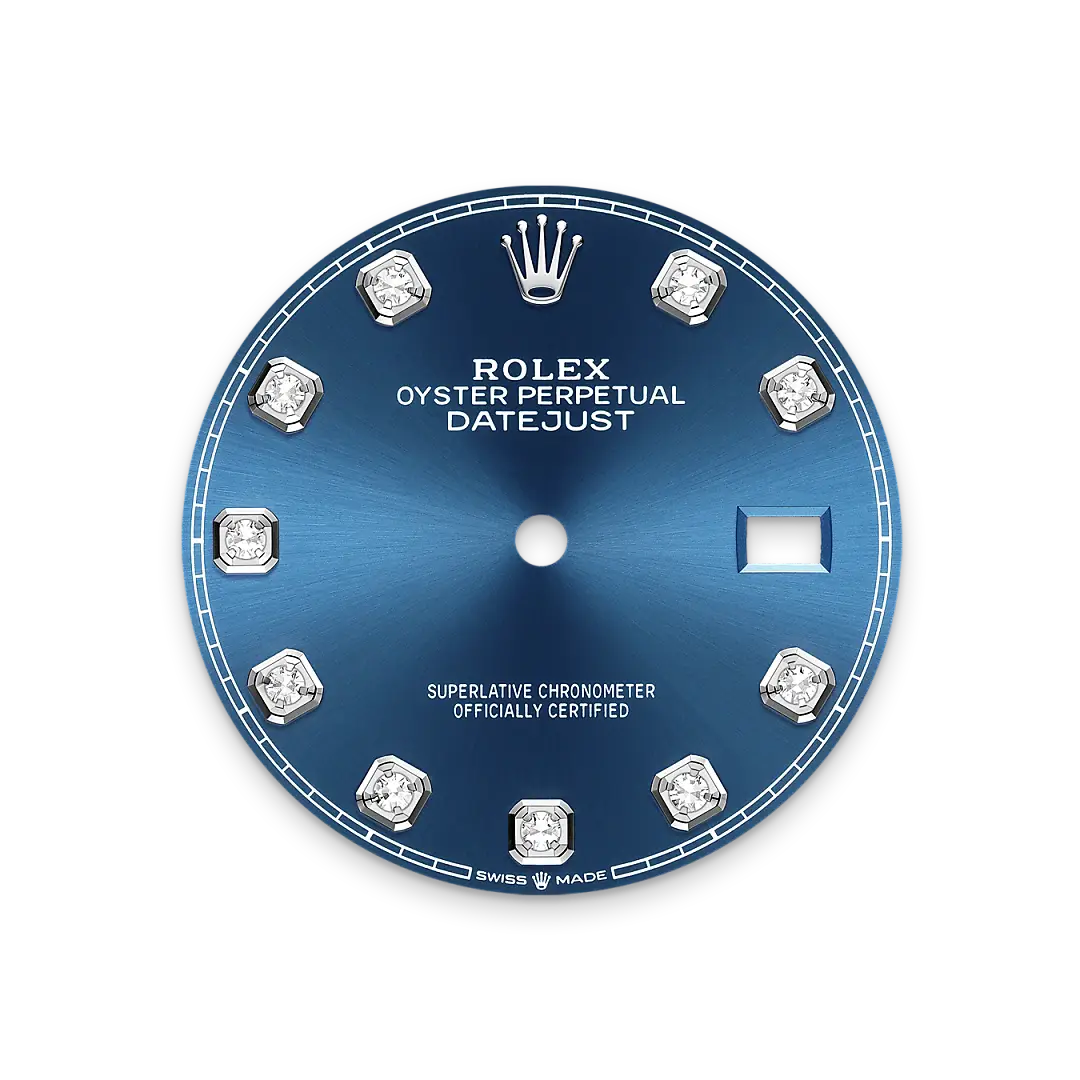 Rolex Datejust in White Rolesor - combination of Oystersteel and white gold, M126284RBR-0030 - Swiss Time Square
