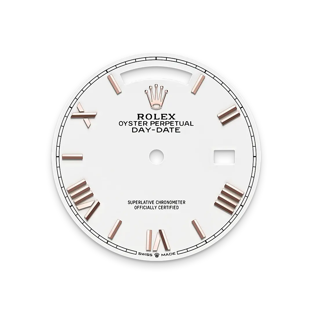 Rolex Day-Date in 18 ct Everose gold, M128345RBR-0070 - Swiss Time Square
