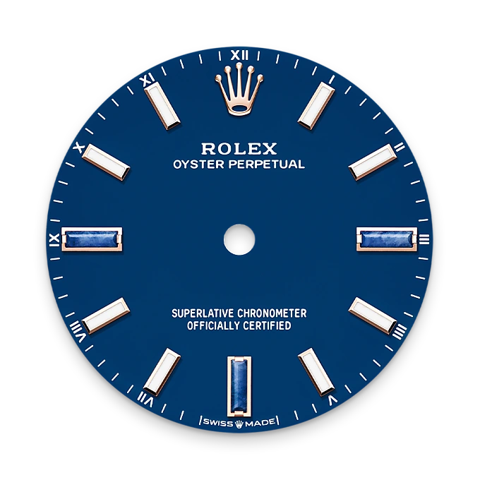 Rolex Oyster Perpetual in 18 ct Everose gold, M124205-0002 - Swiss Time Square