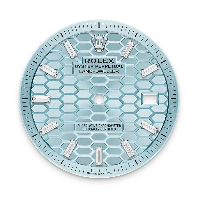 Rolex Land-Dweller in Platinum, M127386TBR-0001 - Swiss Time Square
