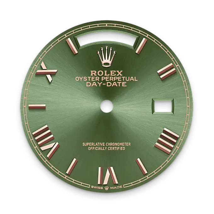 Rolex Day-Date in 18 ct Everose gold, M128235-0089 - Swiss Time Square
