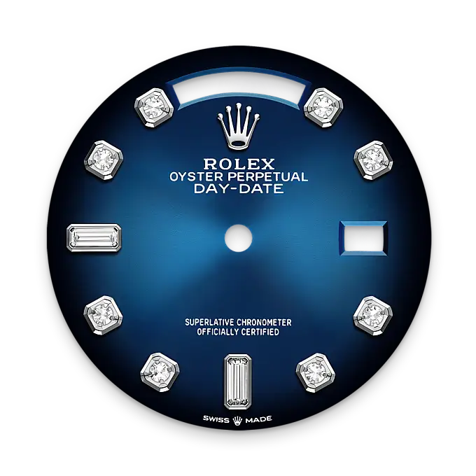 Rolex Day-Date in 18 ct white gold, M128239-0023 - Swiss Time Square