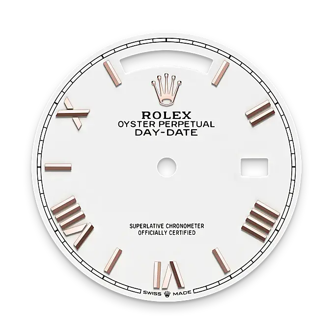 Rolex Day-Date in 18 ct Everose gold, M128345RBR-0070 - Swiss Time Square
