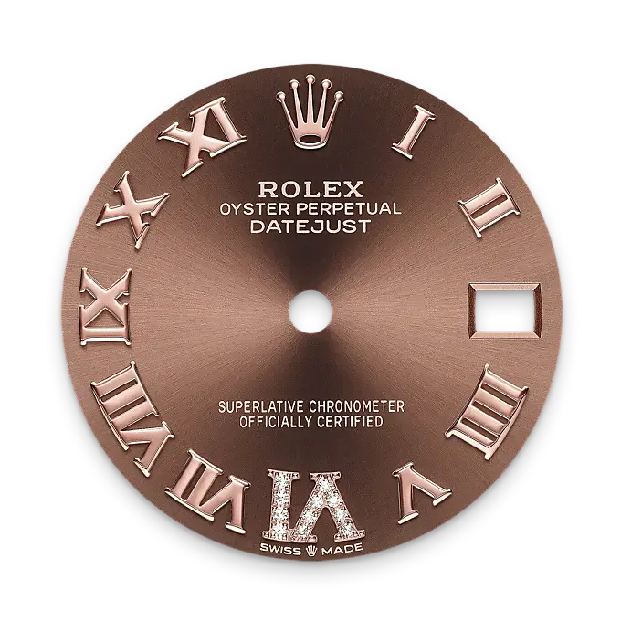 Rolex Datejust in 18 ct Everose gold, M278285RBR-0016 - Swiss Time Square