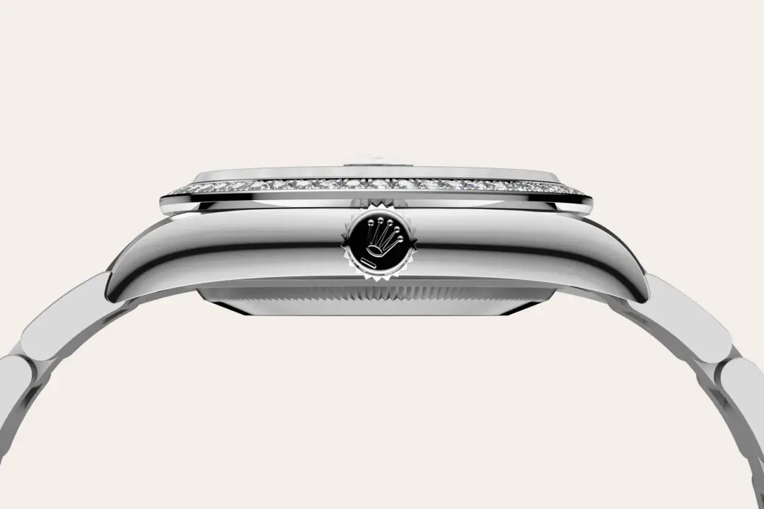 Rolex Datejust in White Rolesor - combination of Oystersteel and white gold, M126284RBR-0030 - Swiss Time Square